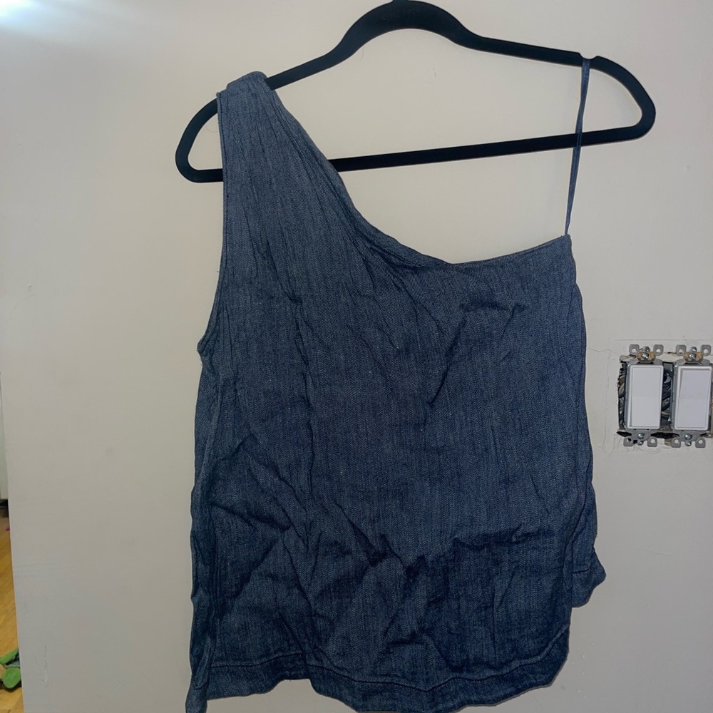 Women's One-Shoulder Top - Picture 2 of 4